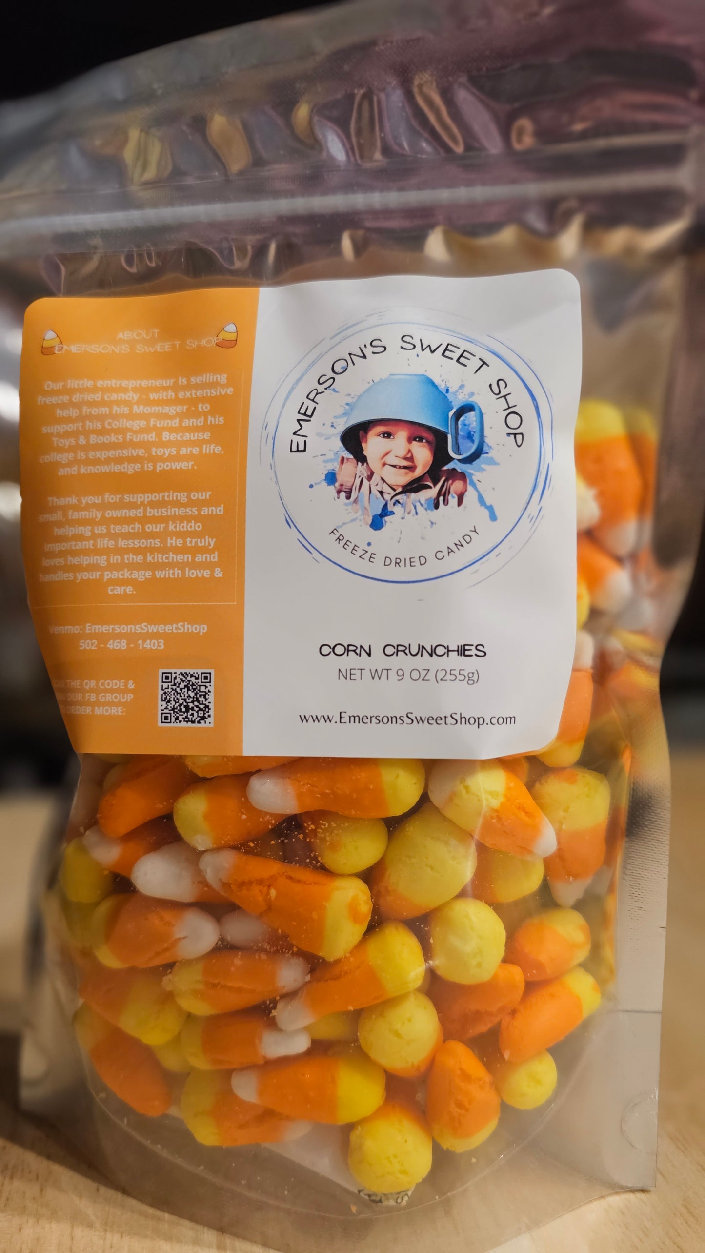 Corn Crunchies (Freeze Dried)