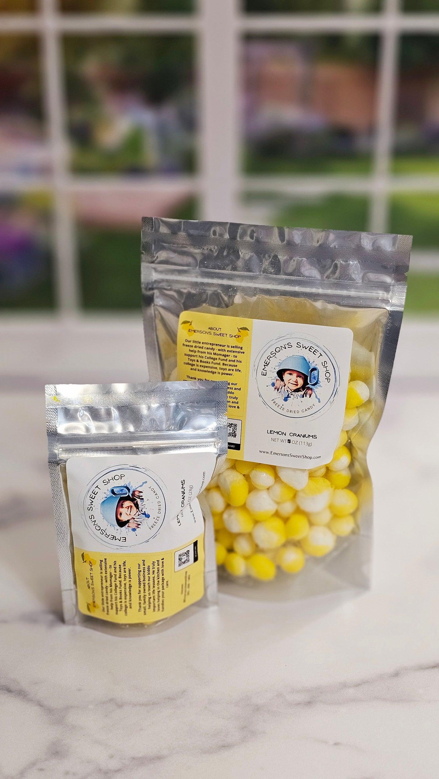 Lemon Craniums (Freeze Dried)